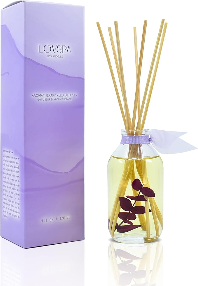 Reed Diffuser Set, DE-Stress Lavender Eucalyptus Scented Oil Diffuser with Sticks, product image