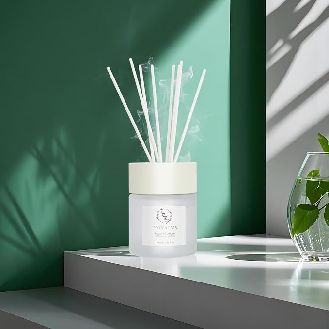 Reed Diffuser Set, Diffuser 100Ml / 3.38Fl Oz Gift Box - Includes Reed Diffuser Sticks, alternate product view 4