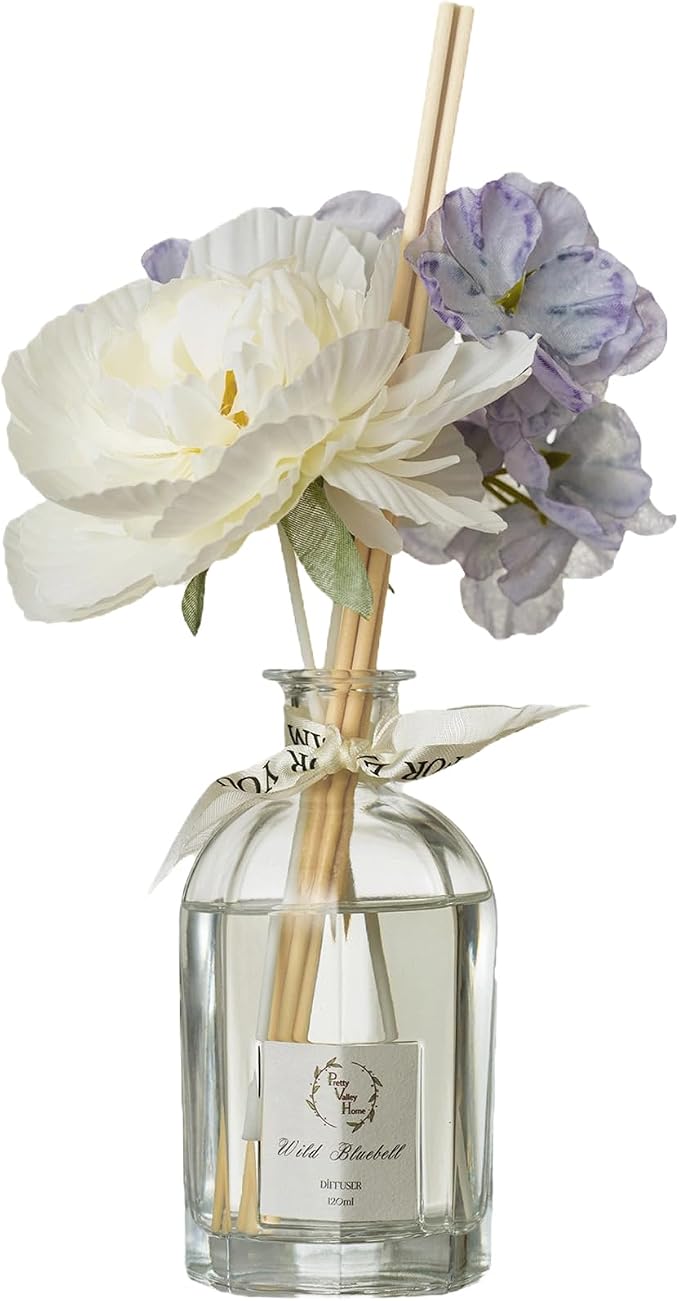 Reed Diffuser Set, Dried Flowers Diffuser 120Ml / 4.05 fl OZ Gift Box - Includes Sticks, product image