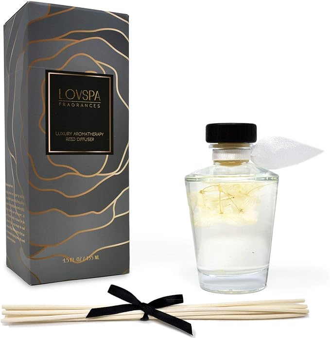 Reed Diffuser Set, Heavenly Southern Magnolia Scented Oil Diffuser with Sticks, alternate product view 2