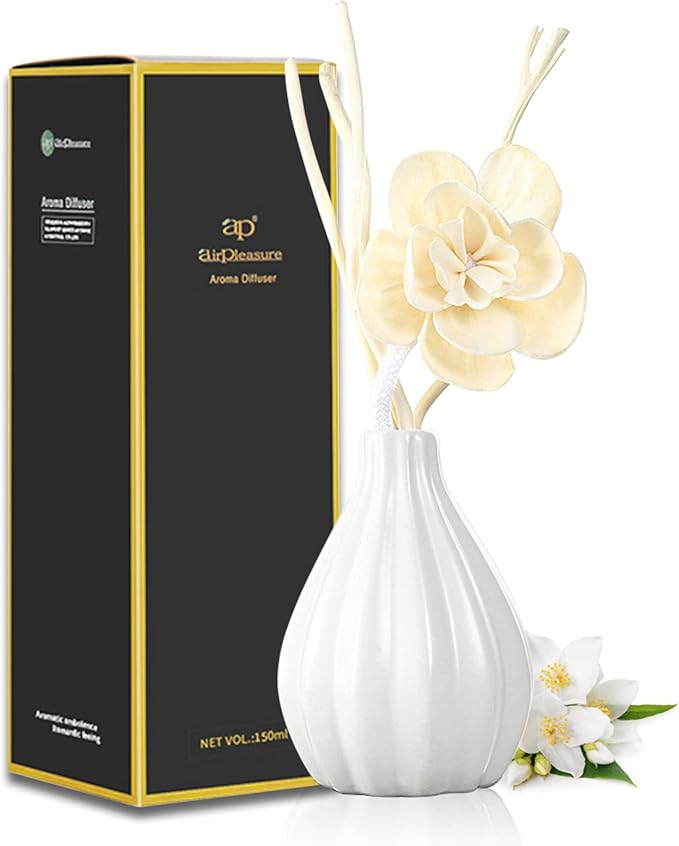 Reed Diffuser Set, Home Fragrance & Decorative Diffuser, Dried Flower Aromatherapy Oil Set, Oil Diffuser Sticks, product