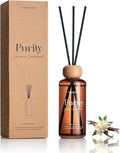 Reed Diffuser Set, Jasmine Sandalwood Scented 6.3 fl oz Natural Essential Oil Diffusers with Sticks, product image