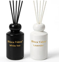 Reed Diffuser Set, Lavender & White Tea Natural Scent Oil Diffusers with Sticks for Home Office Bathroom Aromatherapy Decor