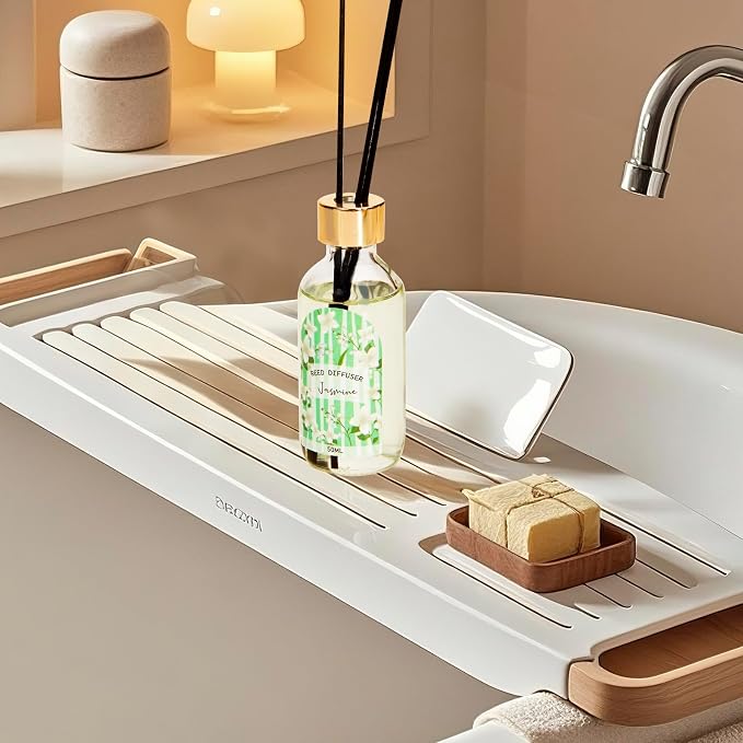 Reed Diffuser Set of 3 - Linen Lavender Jasmine Oil Diffuser with 15 Sticks, Reed Diffusers for Home Bathroom Shelf Air