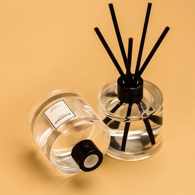 Reed Diffuser Set of 3 Pack,Cashmere Vanilla/Sea Salt&Sage/Ocean Breeze Scented Oil Diffuser with Sticks(1.7 fl oz Each