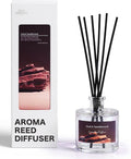 Reed Diffuser Set, Oud & Sandalwood 3.52 oz (100ml) Scented Diffuser with Sticks Home Fragrance Reed Diffuser for Bathroom