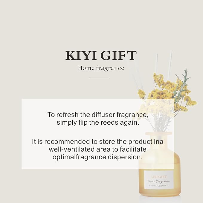 Reed Diffuser Set –Scented Diffuser with Sticks, Home Fragrance for Bathroom & Shelf Decor, 4.06oz Pear Freesia, alternate