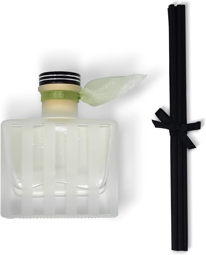 Reed Diffuser Set, Unwind Eucalyptus & Mint Scented Oil Diffuser with Sticks, Home Fragrance Accessories for Bathroom Shelf