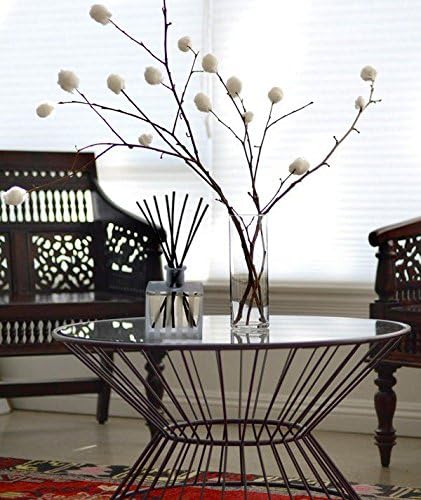 Reed Diffuser Set, Vanilla Antilles Scented Oil Diffuser with Sticks, Home Fragrance Accessories for Bathroom Shelf Decor