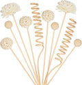 Reed Diffuser Stick, 10Pcs 10Inch Natural Rattan Flower Reed Fragrance Diffuser Set, product image