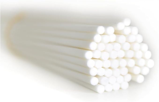 Reed Diffuser Sticks 10 Inch White Fiber, 50 Count, High Absorbency for Aroma Diffuser Refill, Home Use, product image