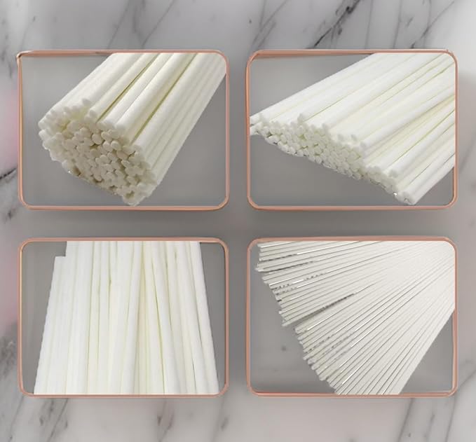 Reed Diffuser Sticks 10 Inch White Fiber, 50 Count, High Absorbency for Aroma Diffuser Refill, Home Use, alternate product