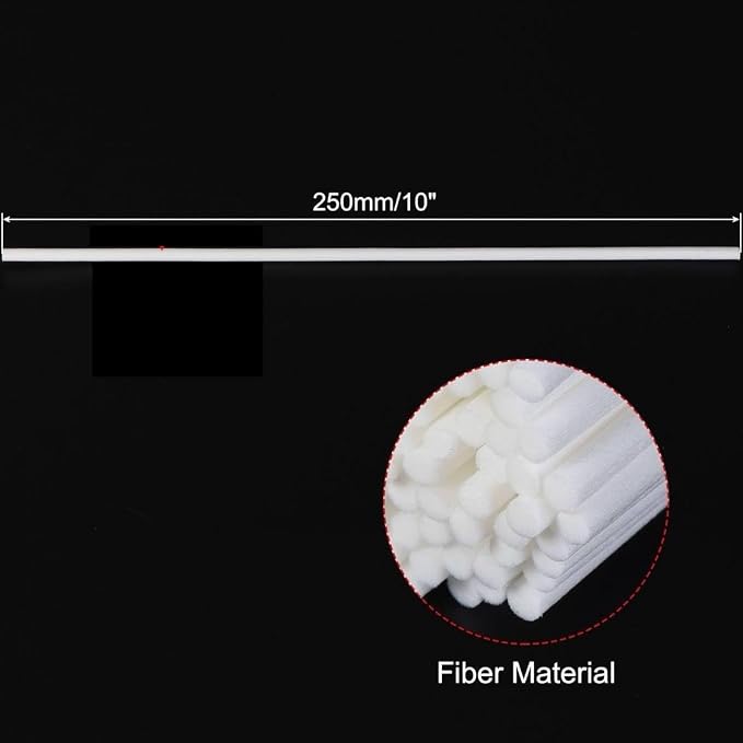Reed Diffuser Sticks 10 Inch White Fiber, 50 Count, High Absorbency for Aroma Diffuser Refill, Home Use, alternate product