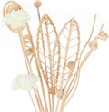 Reed Diffuser Sticks,12pcs Natural Rattan Flower Reed Fragrance Diffuser Set for Home Decor Long-Lasting Rattan Sticks for