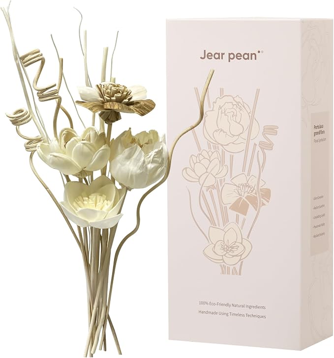 Reed Diffuser Sticks, Reed Diffuser Sticks Flowers, Reed Diffusers Set for Bathroom, Reeds Diffuser for Home, Bedroom Decor