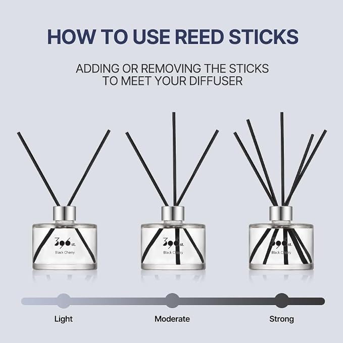. Reed Diffuser, Vanilla Lavender, 200ml(6.7oz) / Reed Diffuser Sets, Home Fragrance, Scented Oils, Home & Bathroom Décor