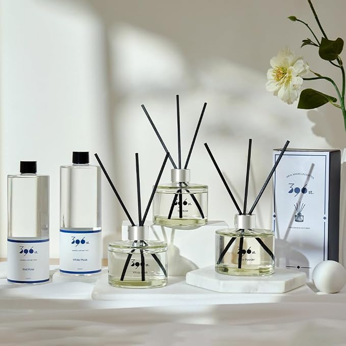 . Reed Diffuser, Vanilla Lavender, 200ml(6.7oz) / Reed Diffuser Sets, Home Fragrance, Scented Oils, Home & Bathroom Décor