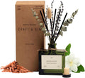 Reed Diffuser with Dried Flowers | 5 oz Santal Woods Scented Reed Diffusers for Home, product image