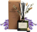 Reed Diffuser with Dried Flowers | 5 oz White Lavender Scented Winter Reed Diffusers for Home, product image