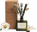 Reed Diffuser with Dried Flowers | 5 oz White Peony & Tuberose Scented Holiday Reed Diffusers for Home, product image