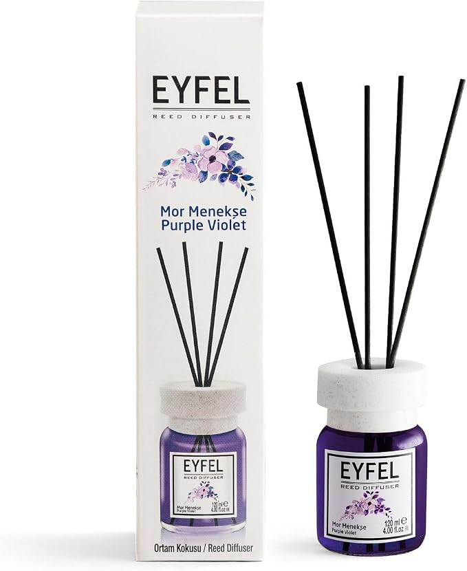 Reed Diffusers for Home – Fresh & Floral Reed Diffuser Set 4.05 fl oz Oil Diffuser Sticks, Bathroom Diffuser, Home