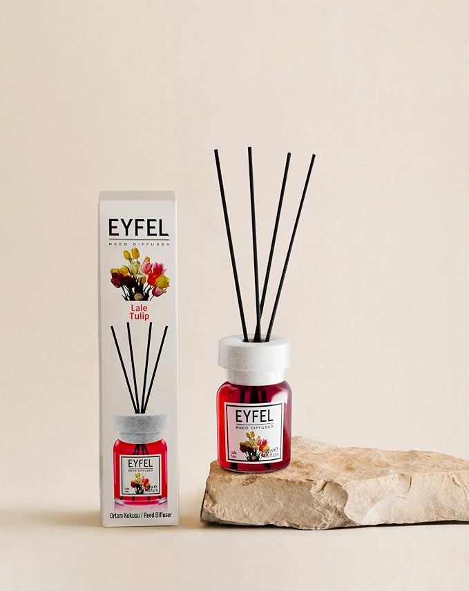 Reed Diffusers for Home – Fresh & Floral Reed Diffuser Set 4.05 fl oz Oil Diffuser Sticks, Bathroom Diffuser, Home
