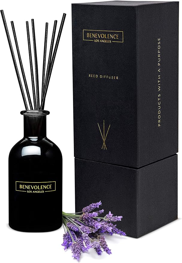 Reed Diffusers for Home, Lavender & Eucalyptus Relaxing Fragrance | Aromatherapy Reed Diffuser Sticks with Gift Box, product