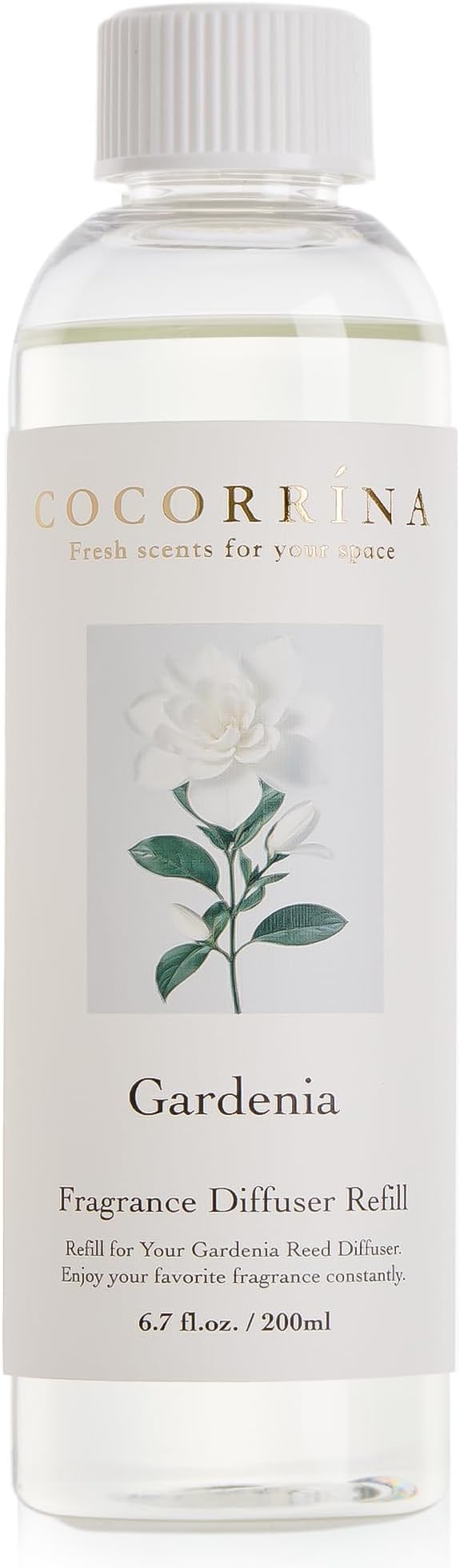 Reed Diffusr Oil - Gardenia 6.7 oz. Scented Oil for Reed Diffuser Home Fragrance for Bedroom, Bathroom, product image