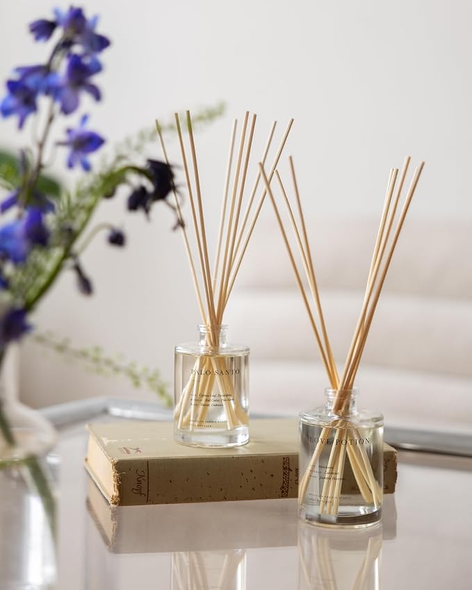 Reed Scent Diffuser - Love Potion - Relaxing Oil Diffuser, Jasmine, Lavender & Mandarin Fragrance, alternate product view 5