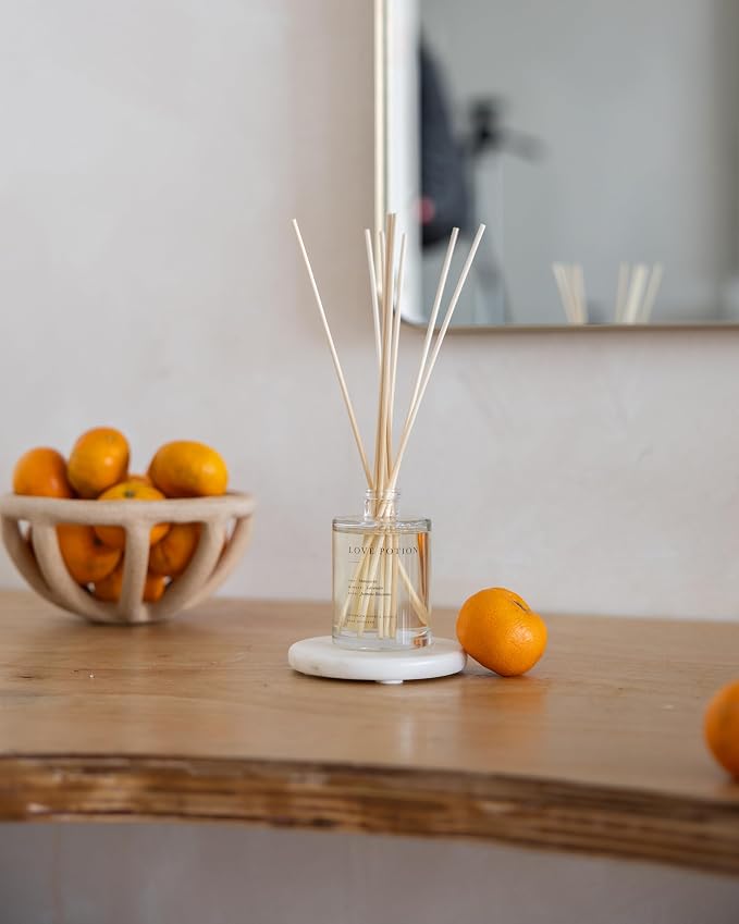 Reed Scent Diffuser - Love Potion - Relaxing Oil Diffuser, Jasmine, Lavender & Mandarin Fragrance, alternate product view 8