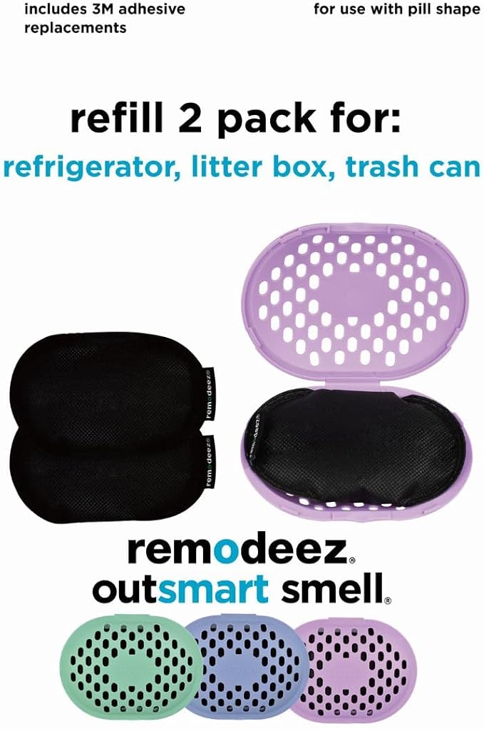 Refills for Fridge, Litter and Trash Deodorizers - Odor Eliminator, Activated Charcoal, alternate product view 3