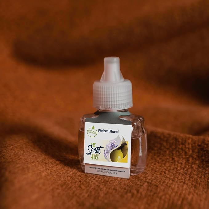 Relax Blend Plug in Air Freshener, Scented Oil Refills, 2 Refills + Diffuser, alternate product view 3