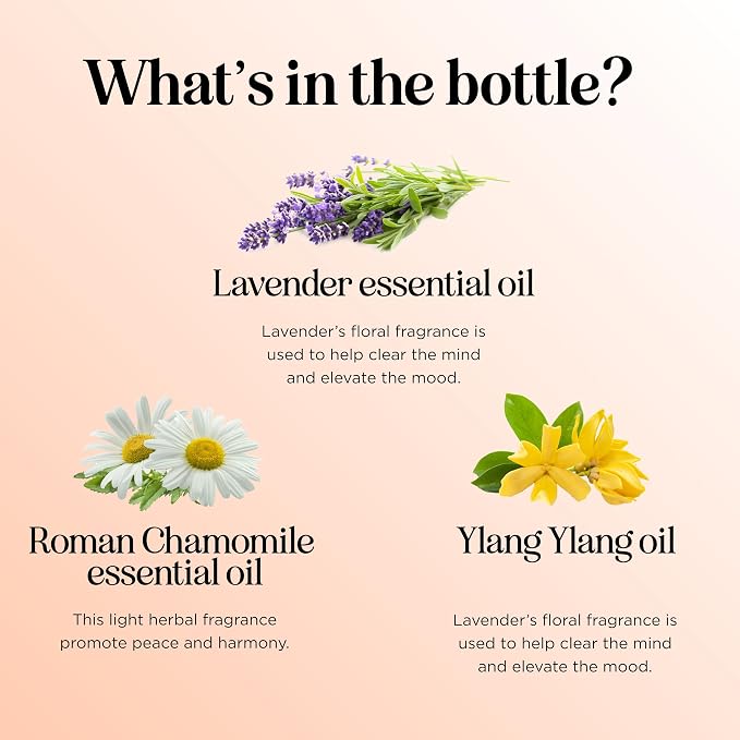 Relaxing Essential Oil Blend for Diffuser - Aromatherapy Blend of Essential Oils for Diffusers for Home and Travel Stress