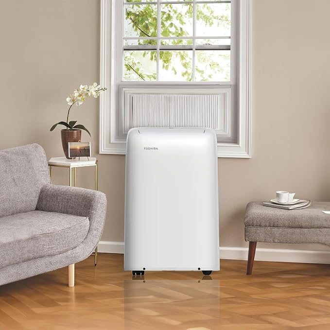 (Renewed) 12,000 BTU (8,000 BTU DOE) 115-Volt WiFi Portable Air Conditioner with Dehumidifier Mode for up to 350 sf