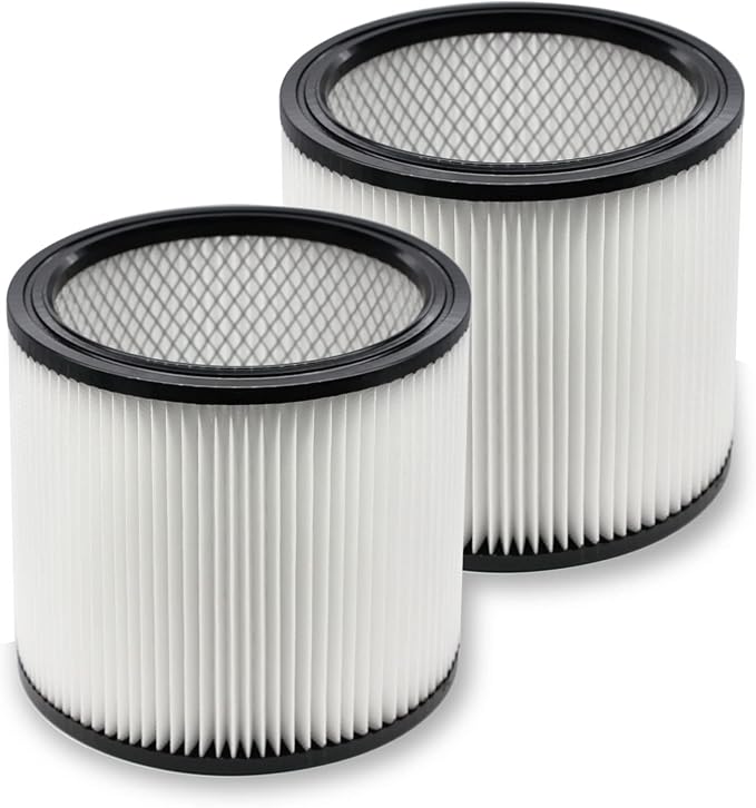 Replacement Filter Compatible with 90350 90304 90333 Replacement fits for 4-16 Gallon most Wet/Dry Vacuum