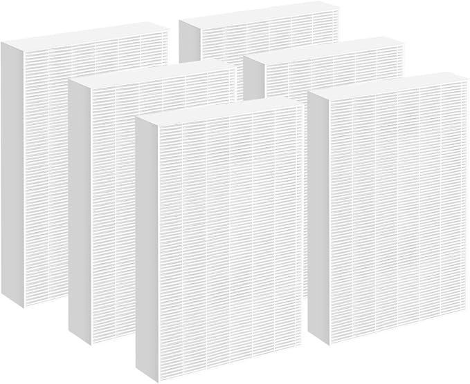 Replacement Filter R Compatible with Air Purifier HPA300 HPA200 HPA100 and 5000 Series, 6 Pack HEPA Filter, product