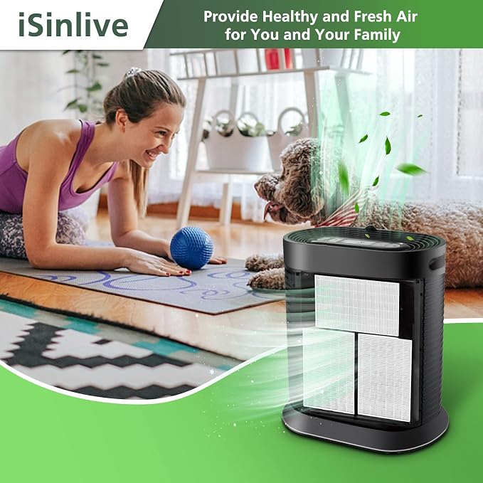 Replacement Filter R Compatible with Air Purifier HPA300 HPA200 HPA100 and 5000 Series, 6 Pack HEPA Filter