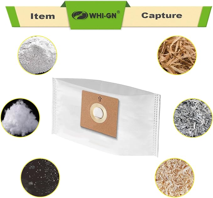 Replacement for Vacuum Bags, AHC-2 HEPA Fleece Filter Bags, compatible with Turbo Red Canister Vacuum Cleaner