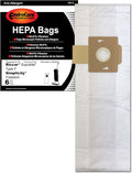 Replacement HEPA Filtration Vacuum Cleaner Dust Bags made to fit Supralite Type F and Simplicty Freedom Uprights