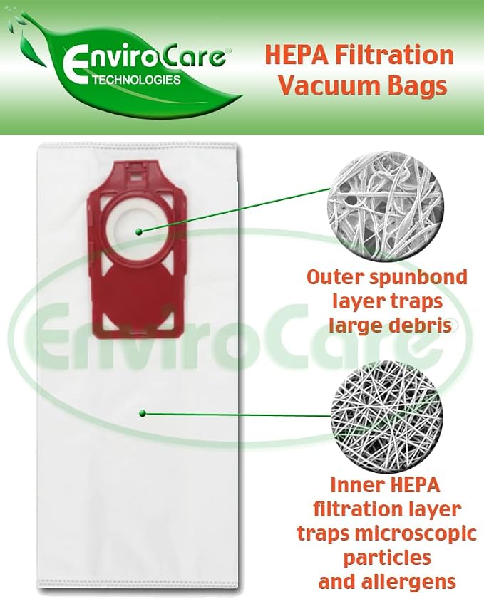 Replacement HEPA Vacuum Cleaner Bag Designed to Fit Vibrance and Simplicity Symmetry Uprights 6 Bags, alternate