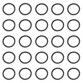 Replacement Convertible Upright Vacuum Round Belts 25 Pack- Part # FB258 (49258), product image