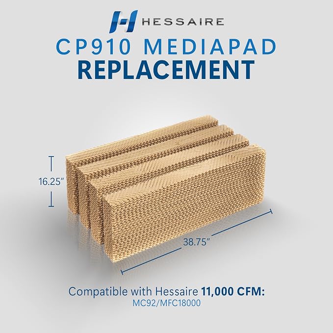 Replacement Media Pads for Models: MC91, MC92V, M350, 11,000 CFM, alternate view 2