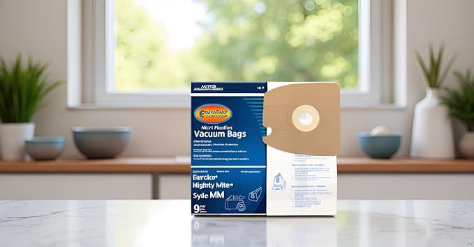 Replacement Micro Filtration Vacuum Cleaner Bags made to fit Eureka Style MM 60297A Style-10. Replaces Part# 60295C Mighty