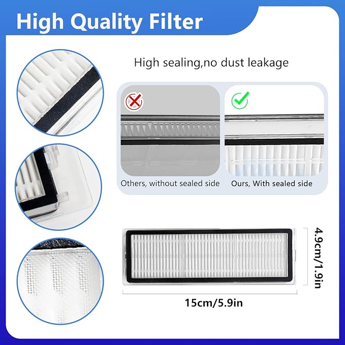 Replacement Part for L10 Ultra /L10s ultra /L10s pro/ L10s Pro Gen 2/ L10 prime; Xiaomi X10+/ X20+ Vacuum