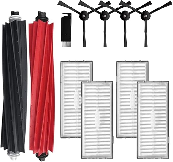 Replacement Parts Accessories Compatibale for S8 Pro Ultra / S8 / S8+ Robotic Vacuum Cleaners Include: 1 Dual Roller
