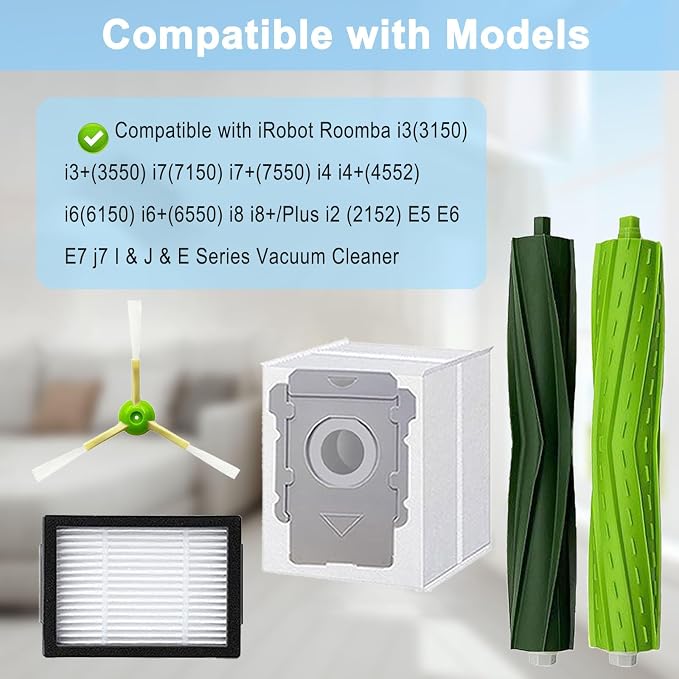 Replacement Parts Accessories for Roomba i3 i3+ i7 i7+ i4+ i5 i5+ j5 j5+ i6 i6+ i8 i8+ i2 J7 E5 E6 E7 I&J&E Series