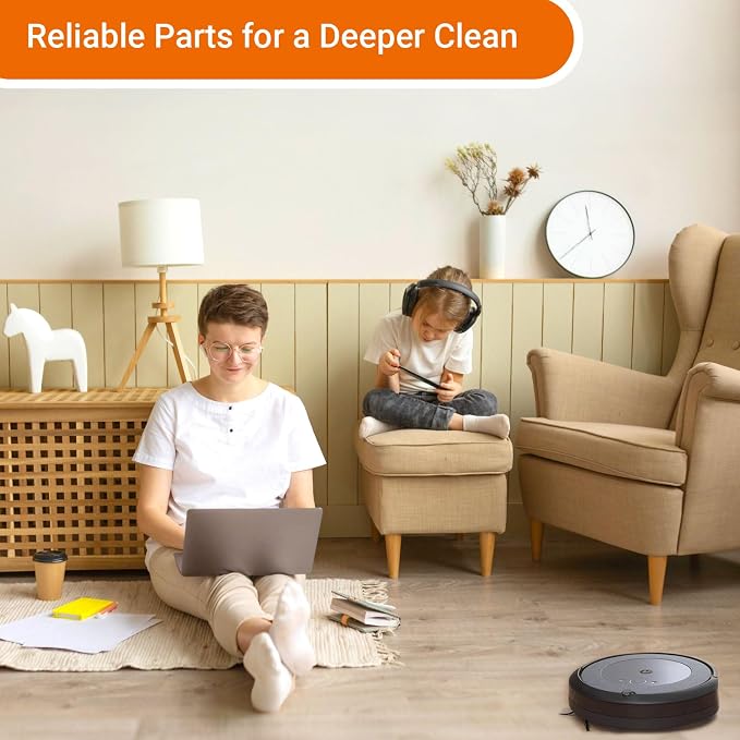 Replacement Parts Compatible with Roomba J7 J7+ J5 J5+ J6 J6+ J8 J8+ J9 J9+ Vacuum Cleaner Accessories Kit,Front
