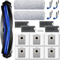 Replacement Parts for DEEBOT T80 Omni Robot Vacuum, Accessories Kit 1 Zero Tangle Main Brush, 2 Roller Mop, product