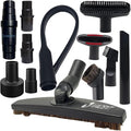 Replacement Vacuum Attachments & Brushes Plus Universal Adapter Kit Compatible with Shop Vacs Accessories 2-1/4" 1-7/8"