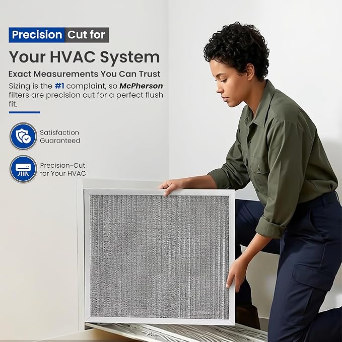 Reusable Air Filter 14x20x1 (Actual: 13.75" x 19.75" x 0.875") | Washable MERV 8 | Made in USA Metal Frame | HVAC AC Furnace